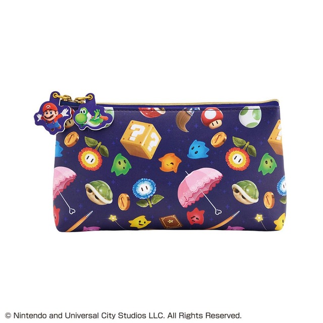 【一番くじ 『ザ・スーパーマリオギャラクシー・ムービー』（1回750円）】D賞：スライドファスナーポーチ(全1種) 約20cm