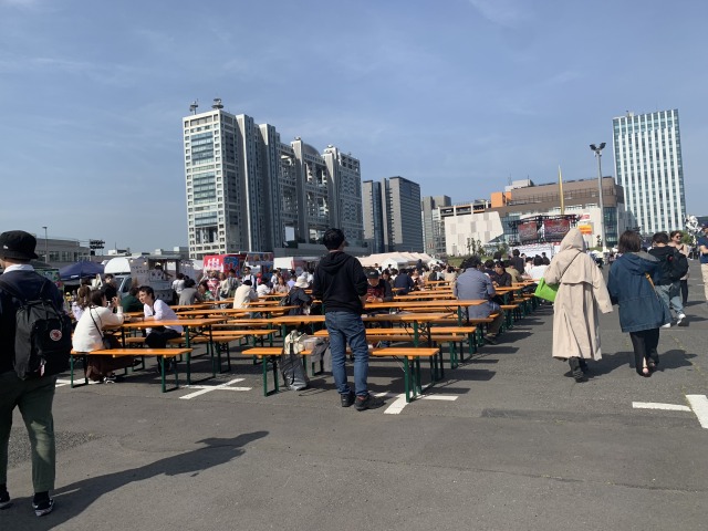 【肉フェス】平日15時頃の会場