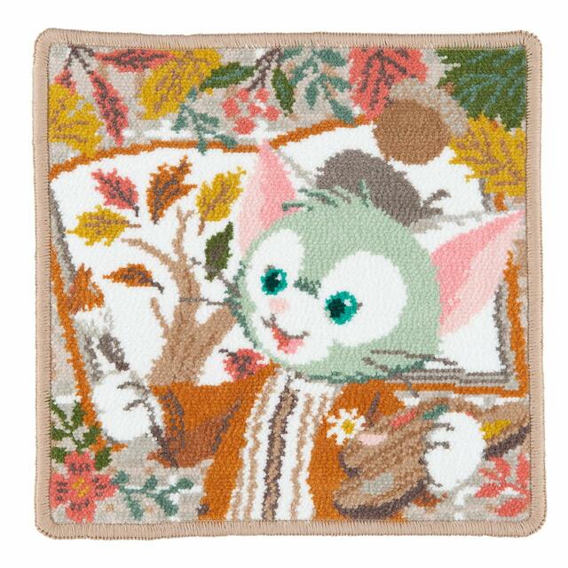 ミニタオル|2,500円|「ダッフィー&フレンズのオータム・ストーリーブック」スペシャルグッズ|販売店舗:東京ディズニーシー「マクダックス・デパートメントストア」|発売日:2023年9月7日(木)