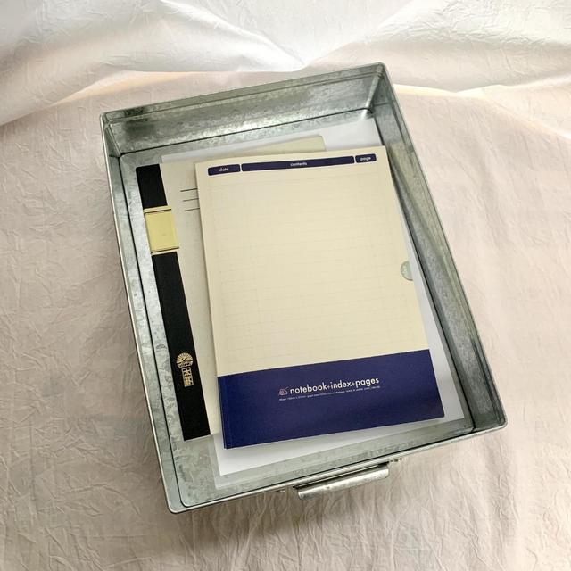 【無印良品　トタンBOX】書類の整理に最適