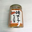 【カルディ もへじ 明太子なめ茸】倒れても転がりにくい角ばった瓶