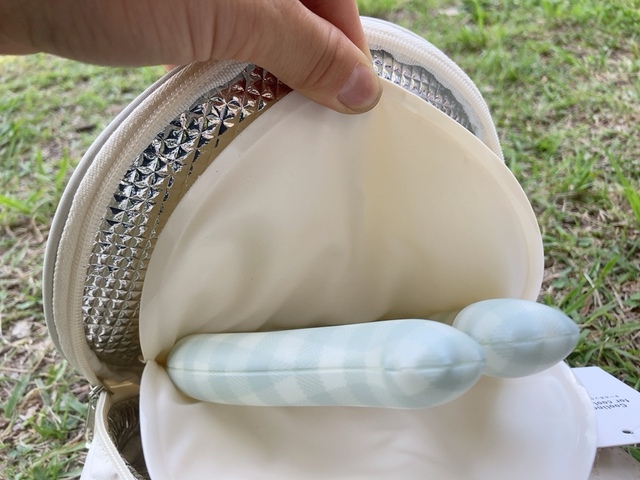 【3COINS クールネックバンド用保冷剤 クールネックバンド用保冷ポーチ】スリコ以外のクールネックバンドも入ります