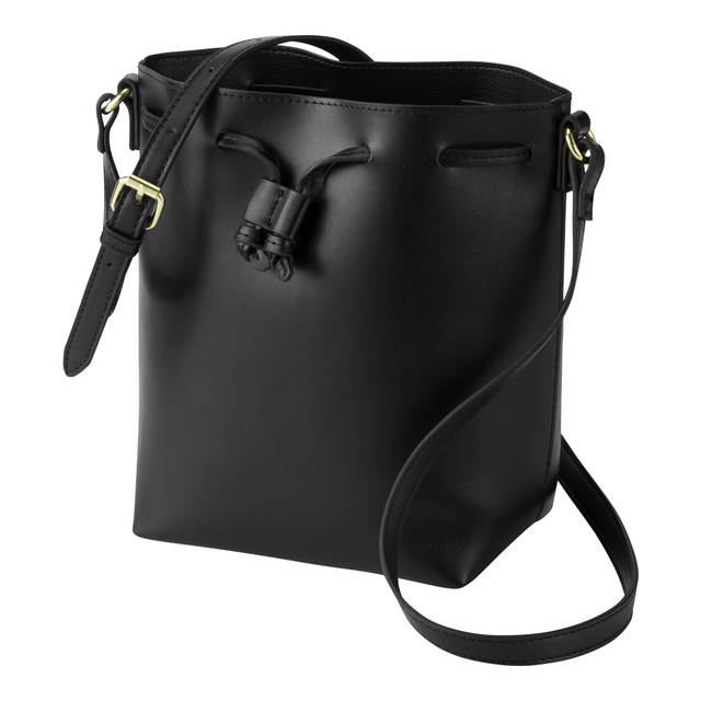 ドローストリングミニバッグBLACK