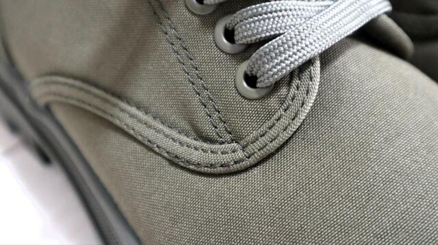 【無印良品 柔らかい中敷を使用した撥水タンクソールシューズ】縫製も頑丈で、水が入りにくい設計に感じました