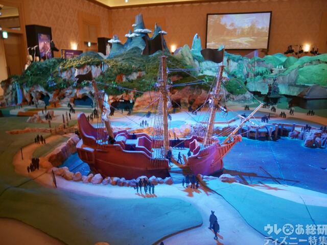 東京ディズニーシー新エリア「ファンタジースプリングス」模型展示