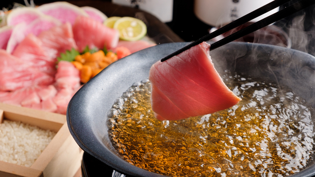 ウニとろしゃぶしゃぶ