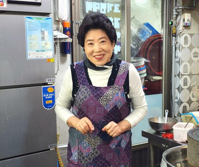 「チョンイルチプ」の女将、イム・ヨンシムさん