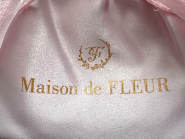 「Maison de FLEUR」のロゴ入りなのもうれしい♪