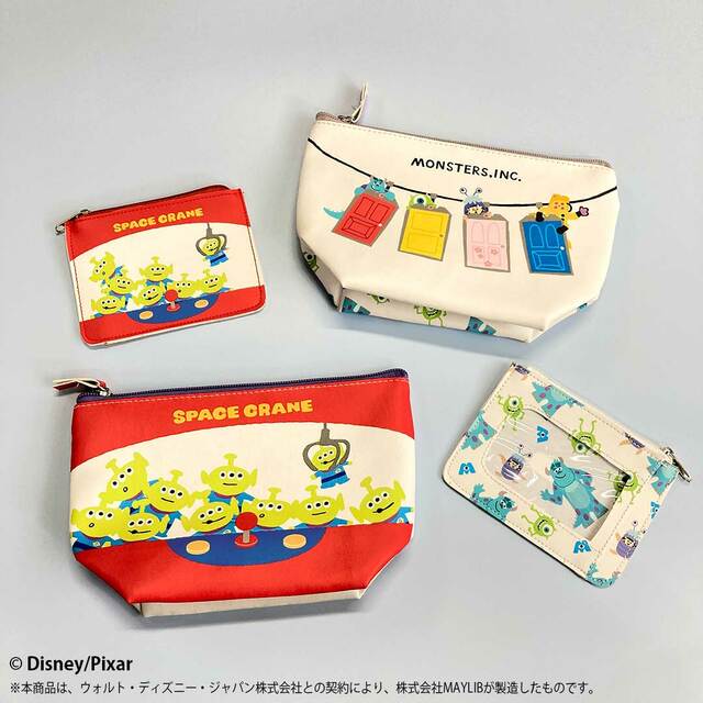 台形ポーチ｜各税込429円　　コイン&パスケース｜各税込429円