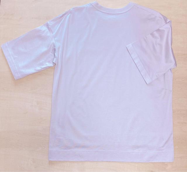 【UNIQLO（ユニクロ）】スーピマコットンオーバーサイズT（5部袖）レディース／1,990円