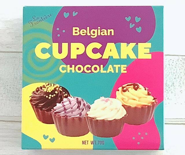 【カルディ】「ラ・フロンティエール カップケーキチョコレート 70g」フロンティエール 「カップケーキチョコレート」4個入　537円（税込）