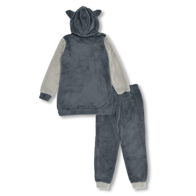 ルシファー 長袖パジャマ ボアフリース グレー Room wear 5,500円