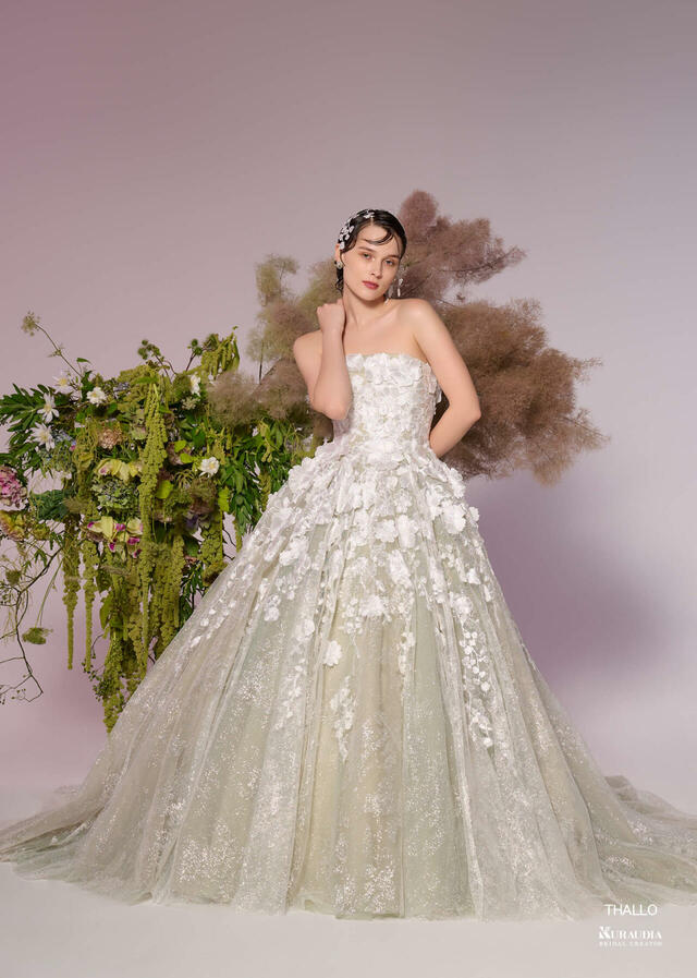 「Irida maison(イリーダメゾン)」新作ウェディングドレス IM-0034_Green