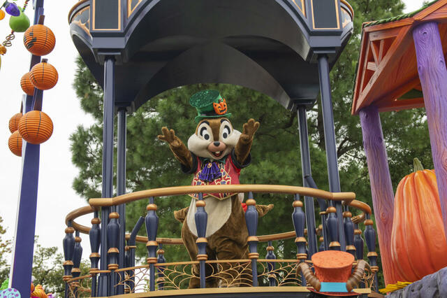 東京ディズニーランド「ザ・ヴィランズ・ハロウィーンInto the Frenzy”」プレスプレビューの様子