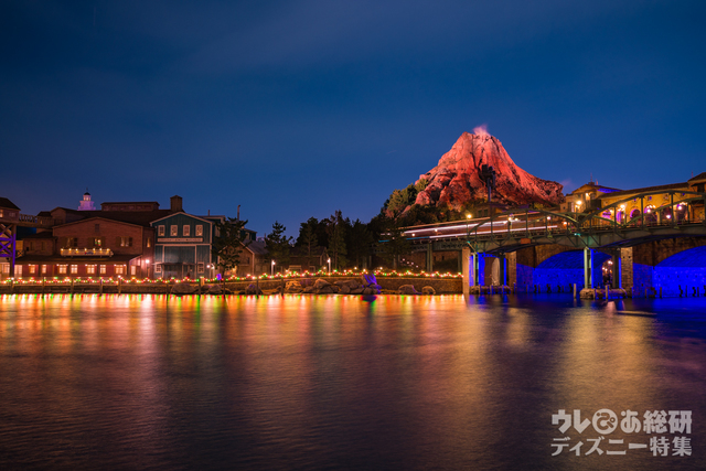 アメリカンウォーターフロントの港から見る夜景|東京ディズニーシー2017年「クリスマス・ウィッシュ」
