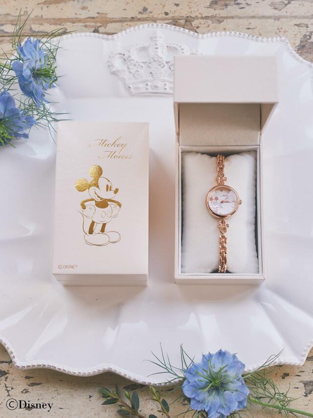 Mickey/ブレスウォッチ Pink Gold｜￥11,000
