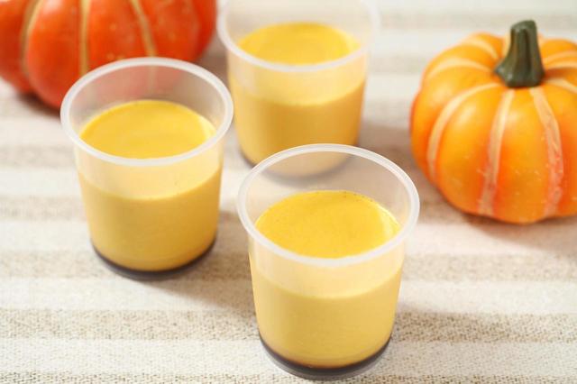 なめらかかぼちゃプリン