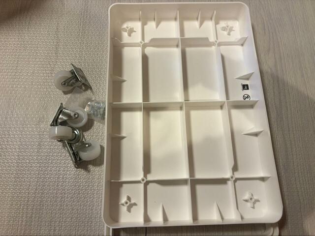 【山崎実業 tower 台車】ドライバーひとつで簡単に組み立てられます！