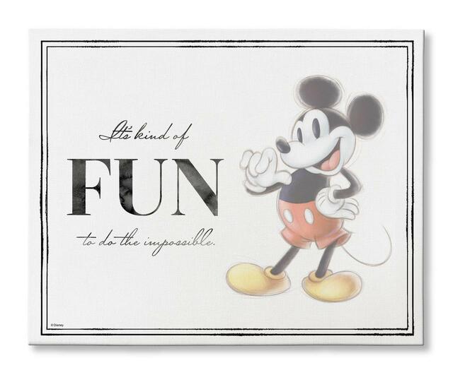 C賞 キャンバスアート｜Happyくじ「Disney100」