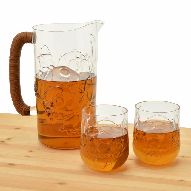 スティッチ ピッチャー、コップ Stitch Summer 各3,080円