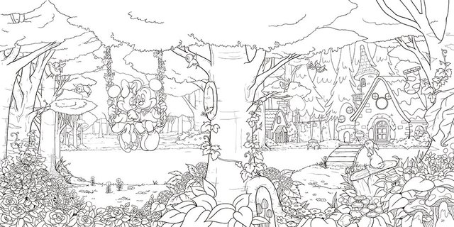 大人ディズニー 愛の贈りもの 素敵な塗り絵レッスンブック