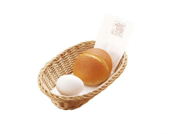 「選べるモーニング」ローブパン+定番ゆで玉子