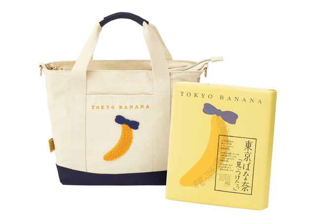 「東京ばな奈の日 トートバッグセット」<価格:3,300円(税込)>【8月7日は「東京ばな奈の日」!東京ばな奈史上初“トートバッグ”誕生!“アクキープレゼント”も見逃せない!】
