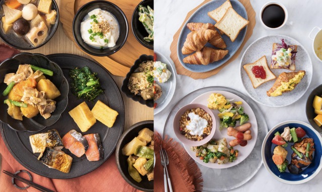 和食も洋食も組み合わせ自由