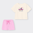 GU ディズニー ラウンジセット(半袖&ショートパンツ) ¥2,990