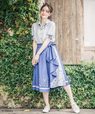 【美女と野獣】フリルスカート ブルー ￥7,590(税込)