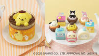 「ポムポムプリンのプリン風ケーキ」と「＜サンリオキャラクターズ＞スイーツコレクション（9個入）」【銀座コージーコーナー×サンリオ】