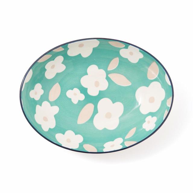 色々皿 オーバルプレート レトロフラワー 900円(税込)