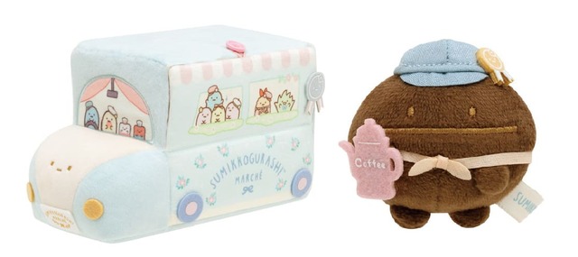 【すみっコマルシェ】シーンぬいぐるみ(キッチンカー・まめマスター)　6,160円(税込)