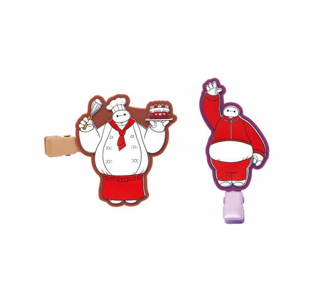G賞 ラバークリップセット｜Happyくじ 『ベイマックス』vol.3.0