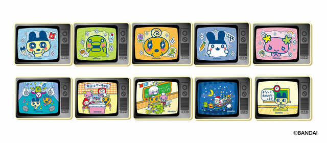 【みんなしゅ～ご～！たまごっちのおみせ】トレーディングテレビ型マグネット（全10柄 ※ブラインド商品）各968円