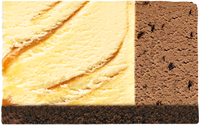 ウッディ|キャラメルリボン+チョップドチョコレート(チョコレートスポンジ)