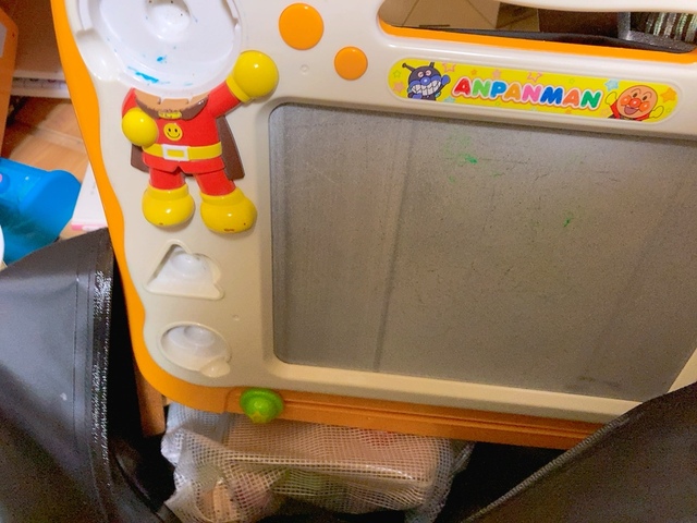 【ワークマン 防水ボストンバッグ】大きなおもちゃも、こまごまとしたおもちゃも気にせず入れていけます