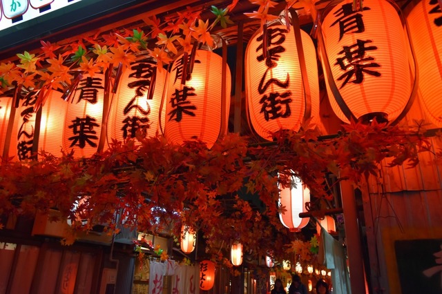 ついつい立ち寄りたくなるちょうちん
