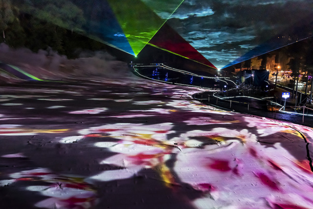 アパリゾート上越妙高「アパリュージョン2019」プロジェクションマッピング