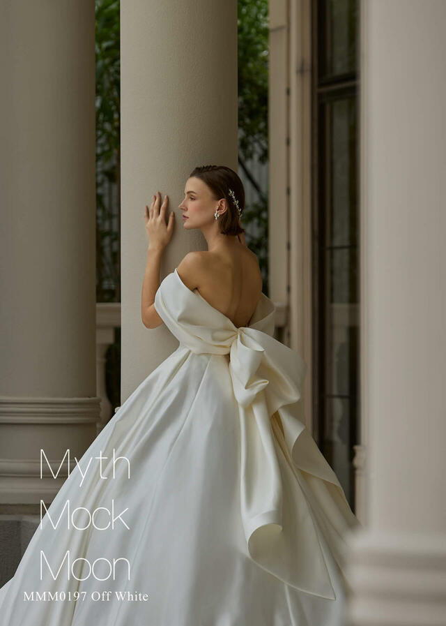 クラウディア「Myth Mock Moon（ミスモックムーン）」新作ウェディングドレス　MMM0197_Off White