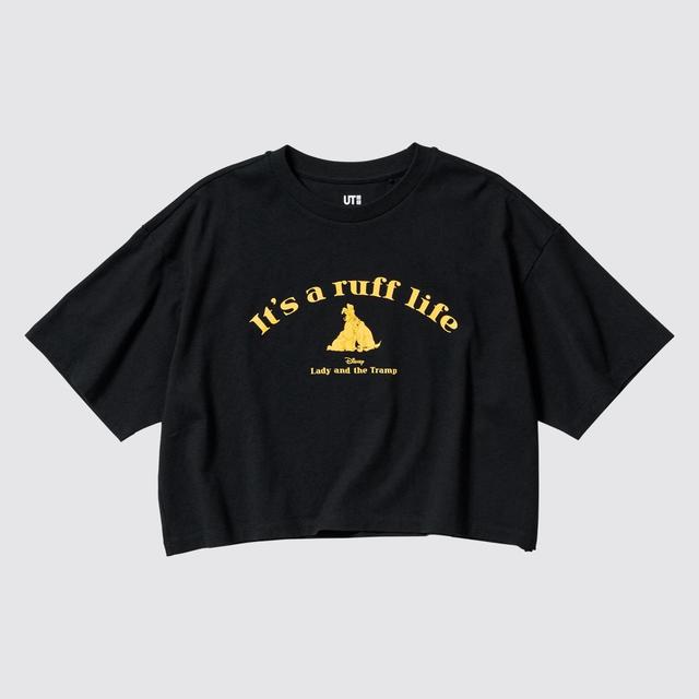 クロップド UT グラフィックTシャツ（半袖・ボクシーフィット） ¥1,500｜ユニクロUT「ディズニー ディアレスト フレンズ」