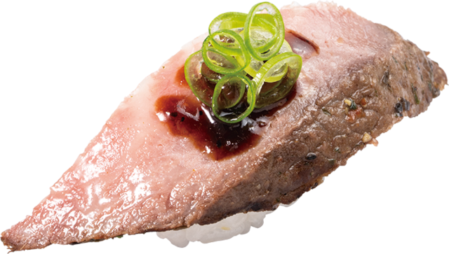 九州黒毛和牛にぎり 焦がしにんにくダレ