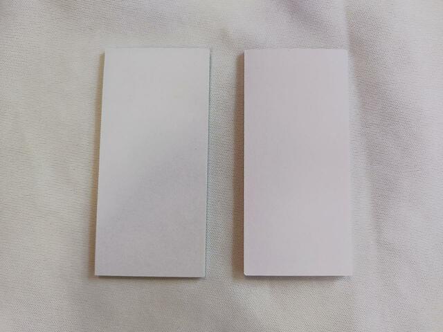 付箋の裏は無地