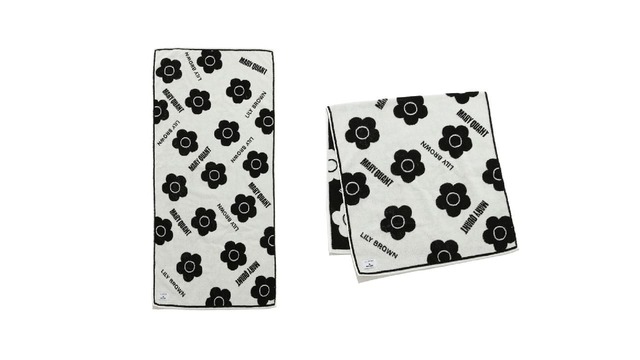 【LILY BROWN×MARY QUANT】バスタオル　￥6,380 / WHT