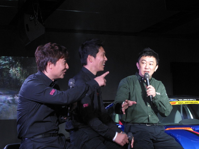 東京オートサロン2015・SUBARUブース：トークショーのようす