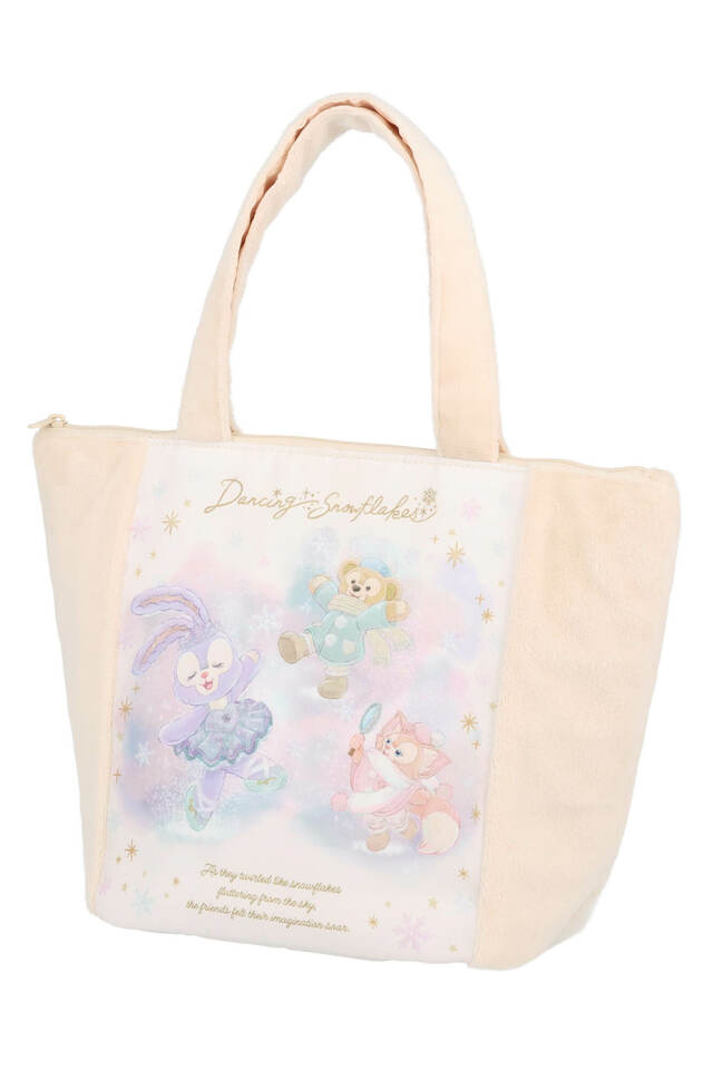 スーベニアランチケース 対象セットにプラス1,500円｜東京ディズニーシー「ダッフィー＆フレンズのダンシング・スノーフレークス」スーベニア付きメニュー｜販売店舗：東京ディズニーシー「ケープコッド・クックオフ」｜発売期間：2024年11月2日（土）〜2025年1月14日（火）