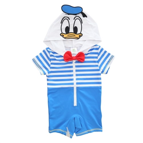 ディズニー ドナルド なりきりフード付き水着