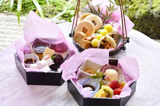 【箱根スイーツコレクション2025】箱根湯寮［囲炉裏茶寮 八里］「おぼろ月」1,800円（1日限定15食）