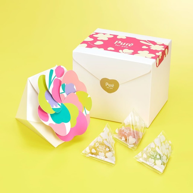 【母の日スイーツ2025/カンロ】「Puré for you」(選べるパッケージラベル)¥3,000