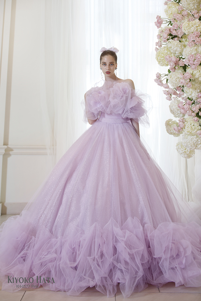 KIYOKO HATA（キヨコハタ）新作ウェディングドレス　KH-0577_Pink